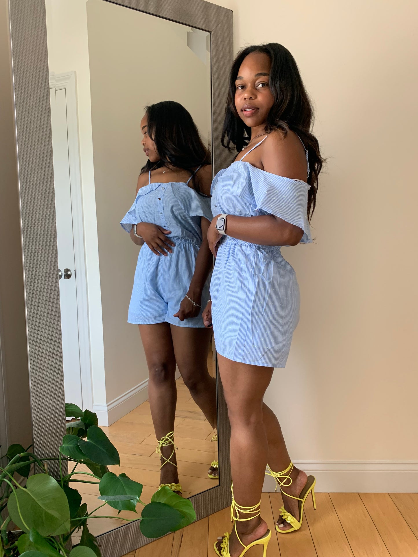 The Charlotte Cold Shoulder Romper