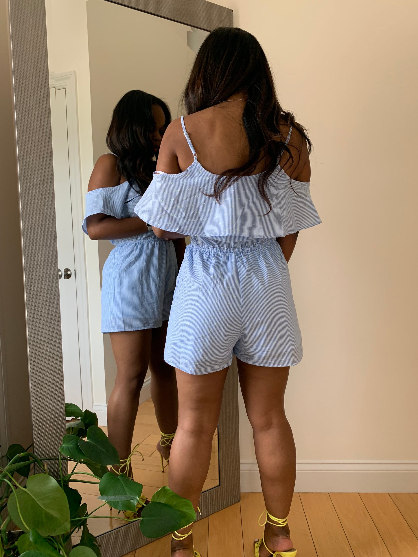 The Charlotte Cold Shoulder Romper