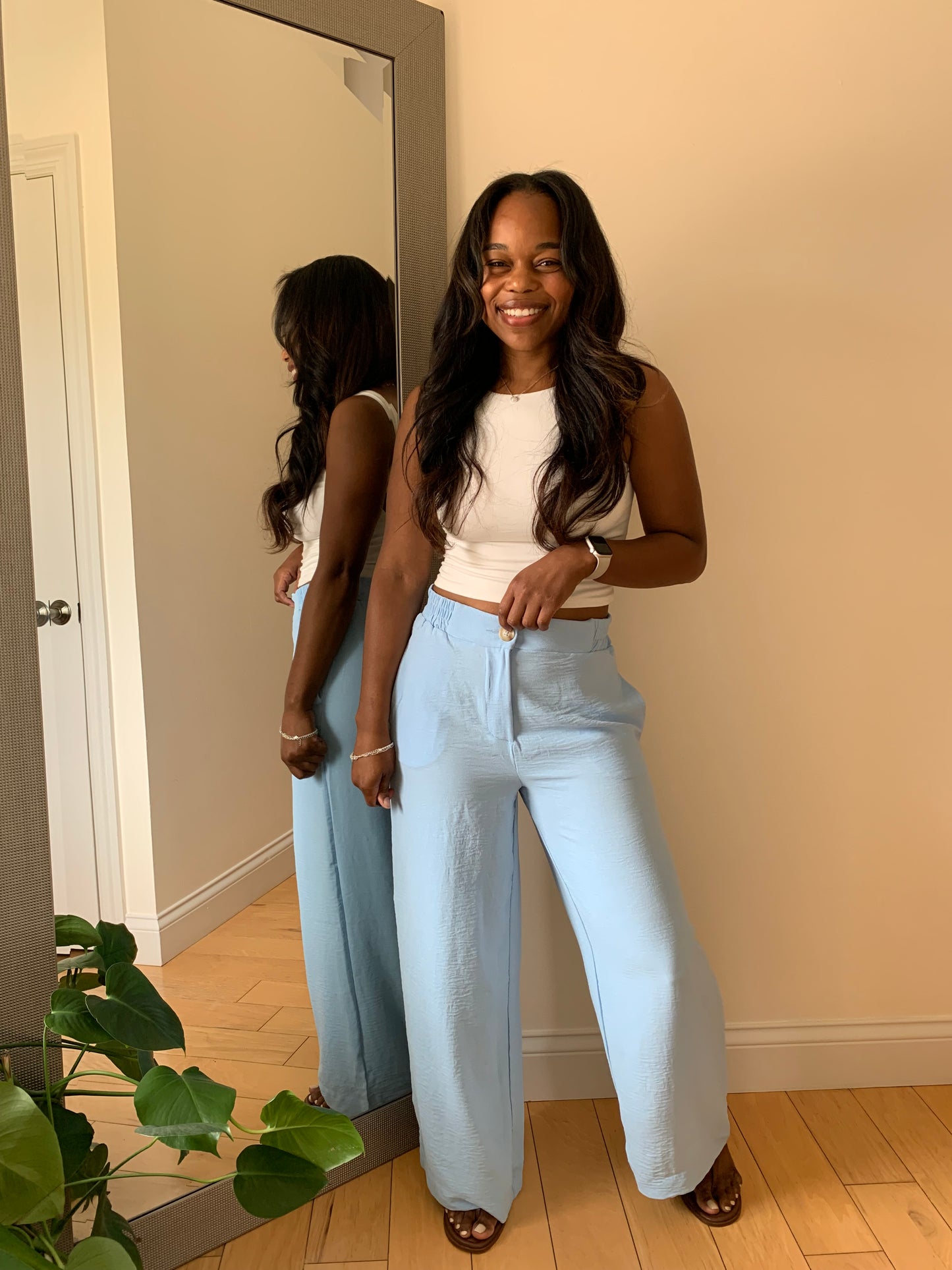 The Power Flow Trousers - Sky Blue