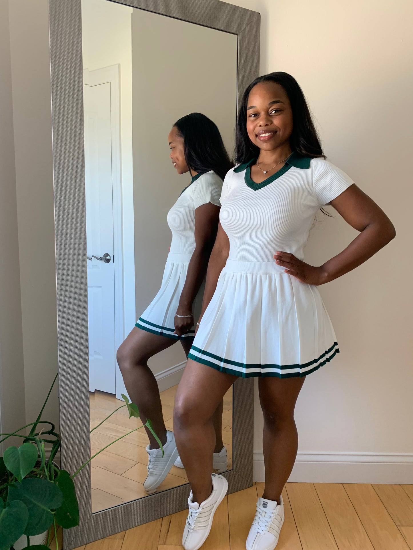 The Harper Set – Green Stripe