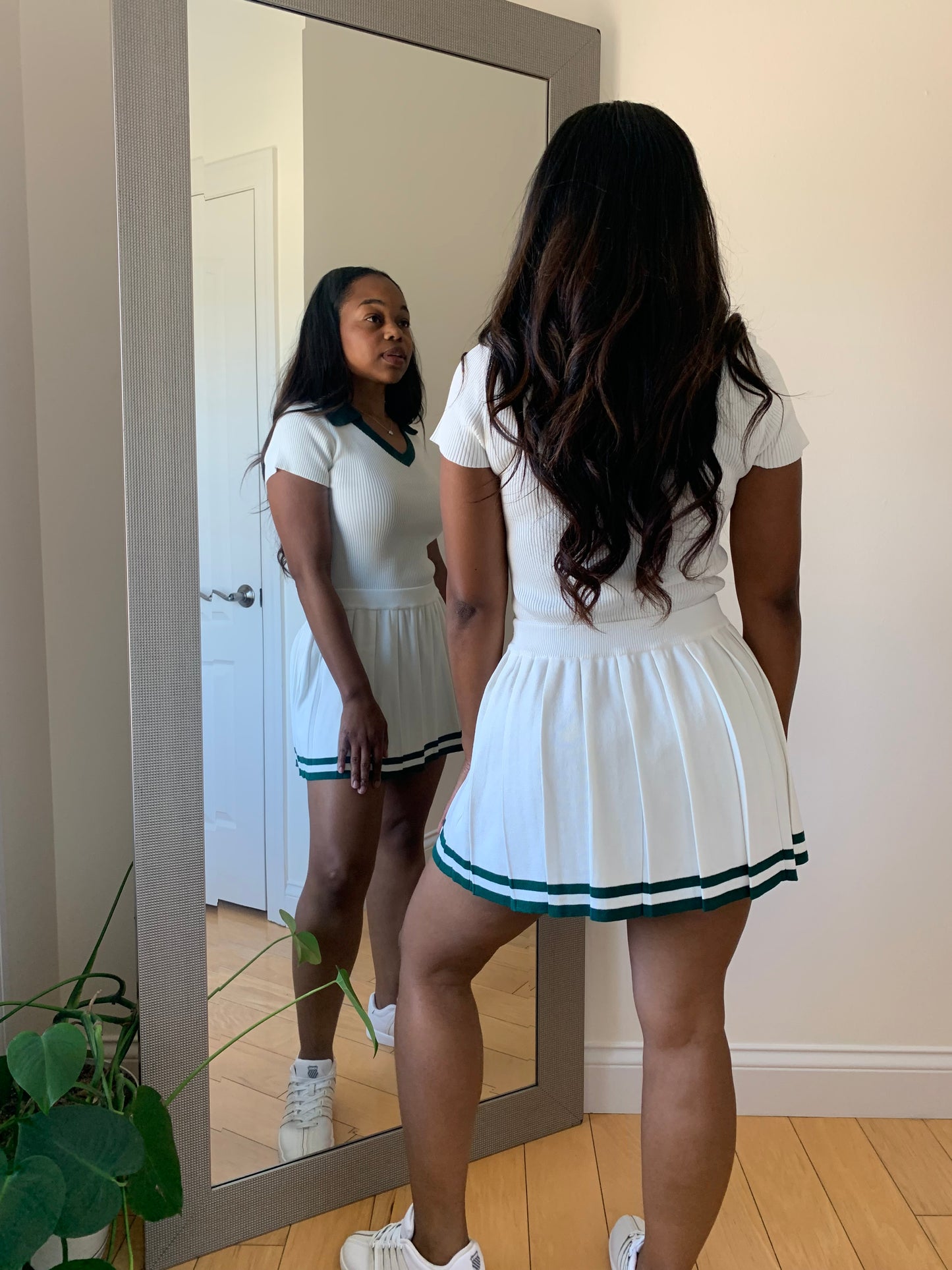 The Harper Set – Green Stripe