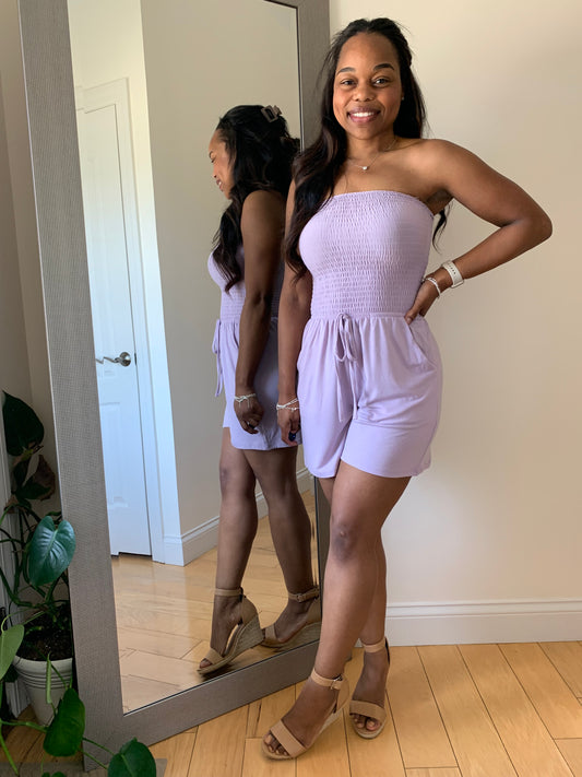 Effortless Days Romper - Orchid