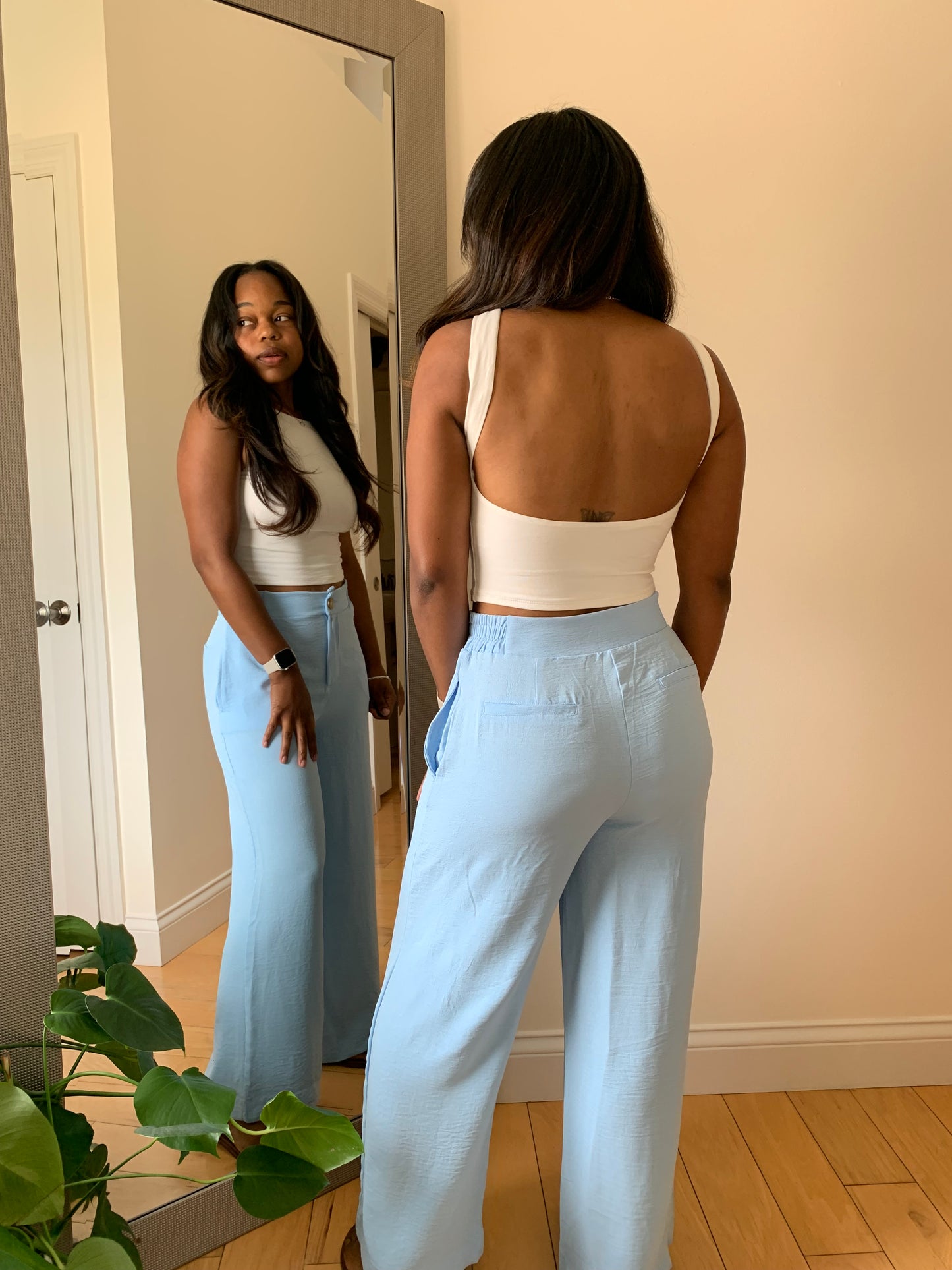 The Power Flow Trousers - Sky Blue