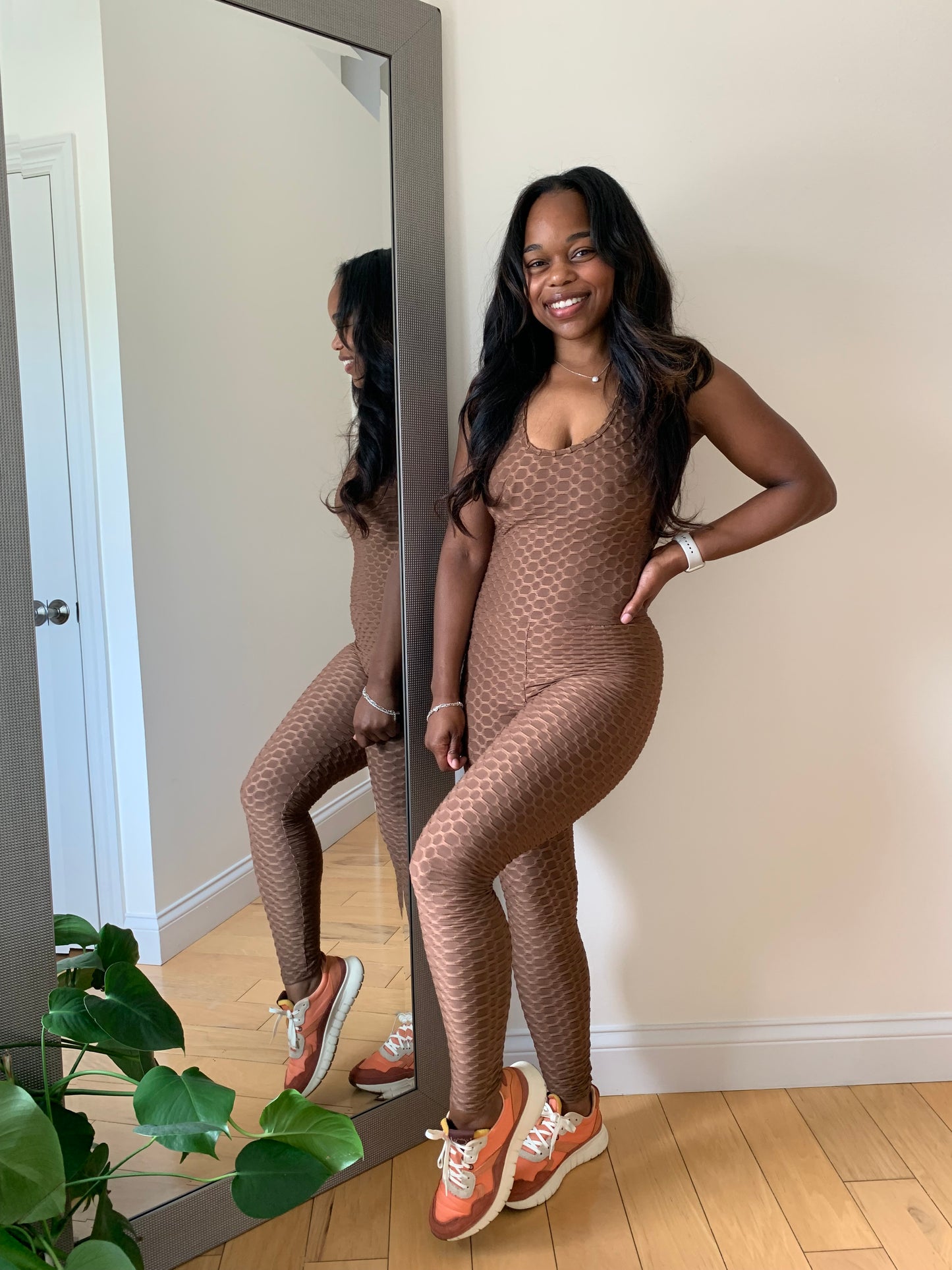 The Camille Jumpsuit – Brown