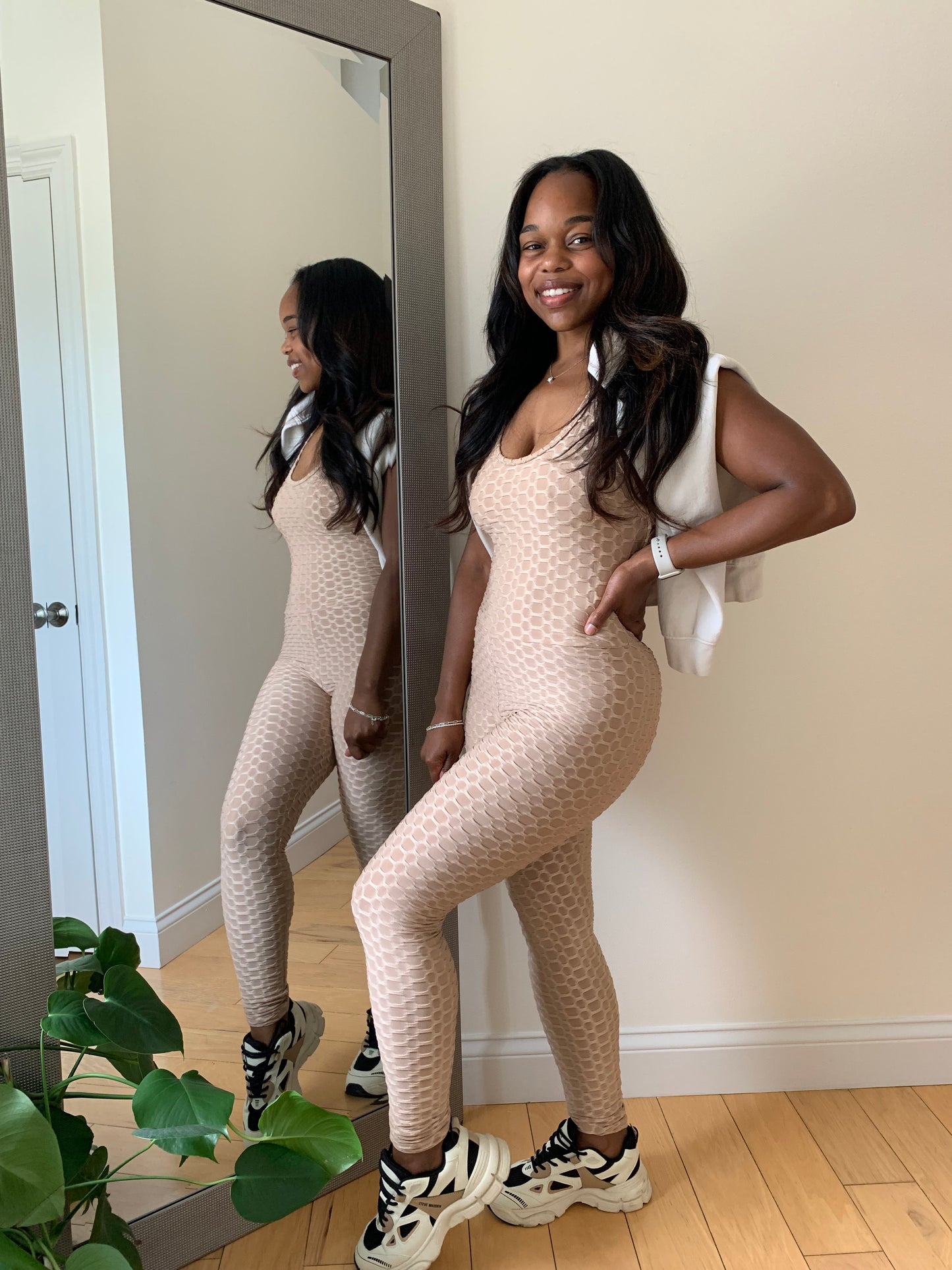 The Camille Jumpsuit – Mocha