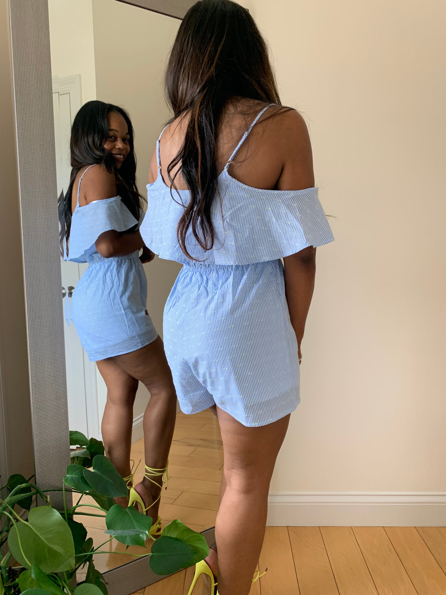 The Charlotte Cold Shoulder Romper