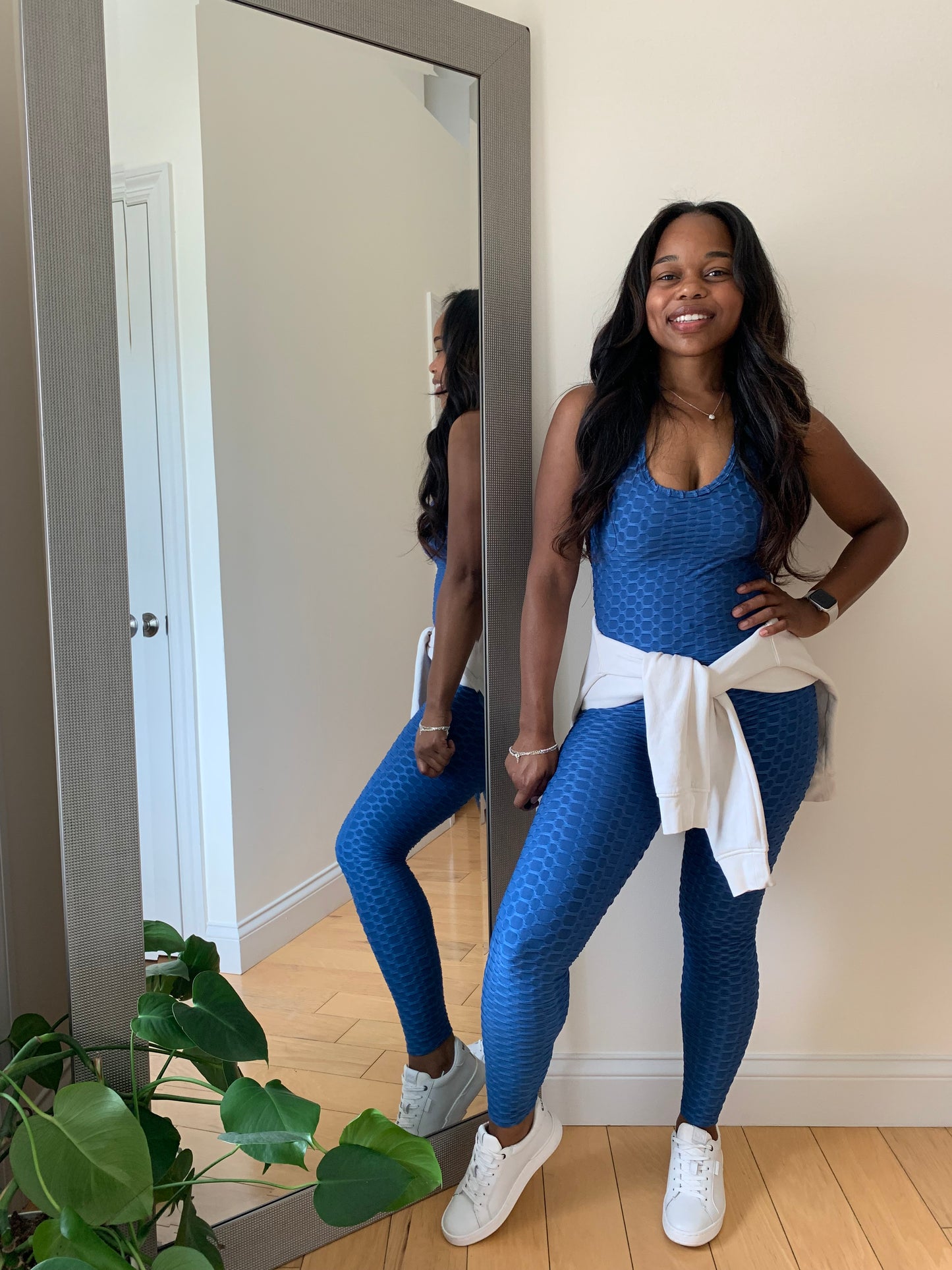 The Camille Jumpsuit – Denim Blue