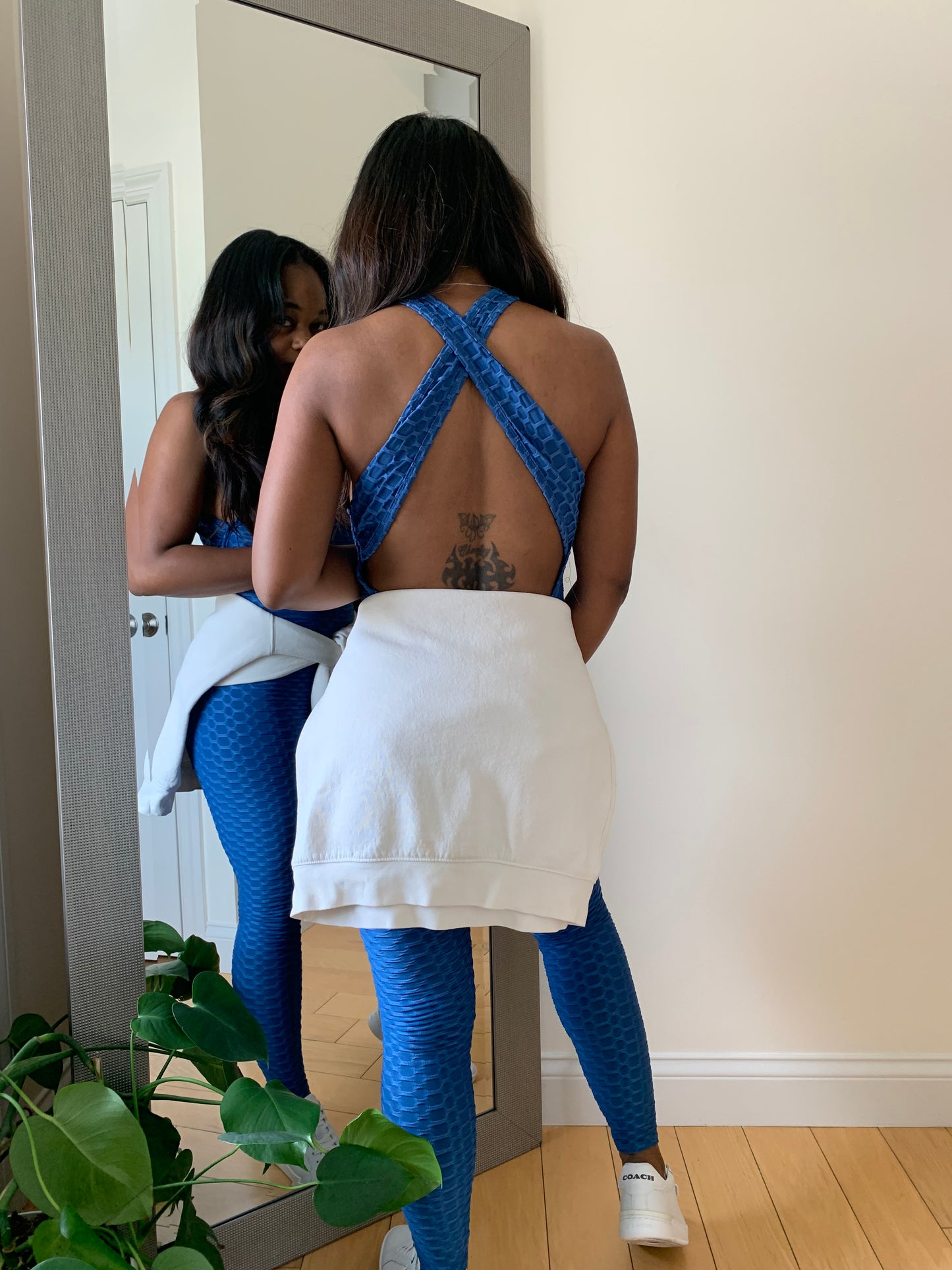 The Camille Jumpsuit – Denim Blue