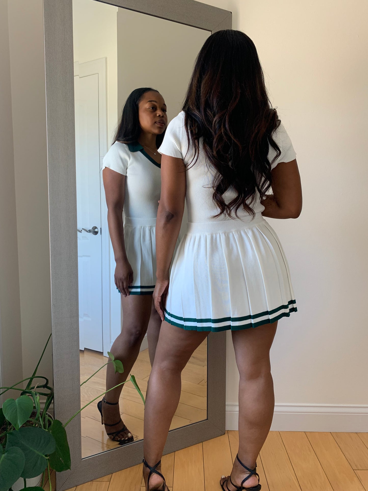 The Harper Set – Green Stripe